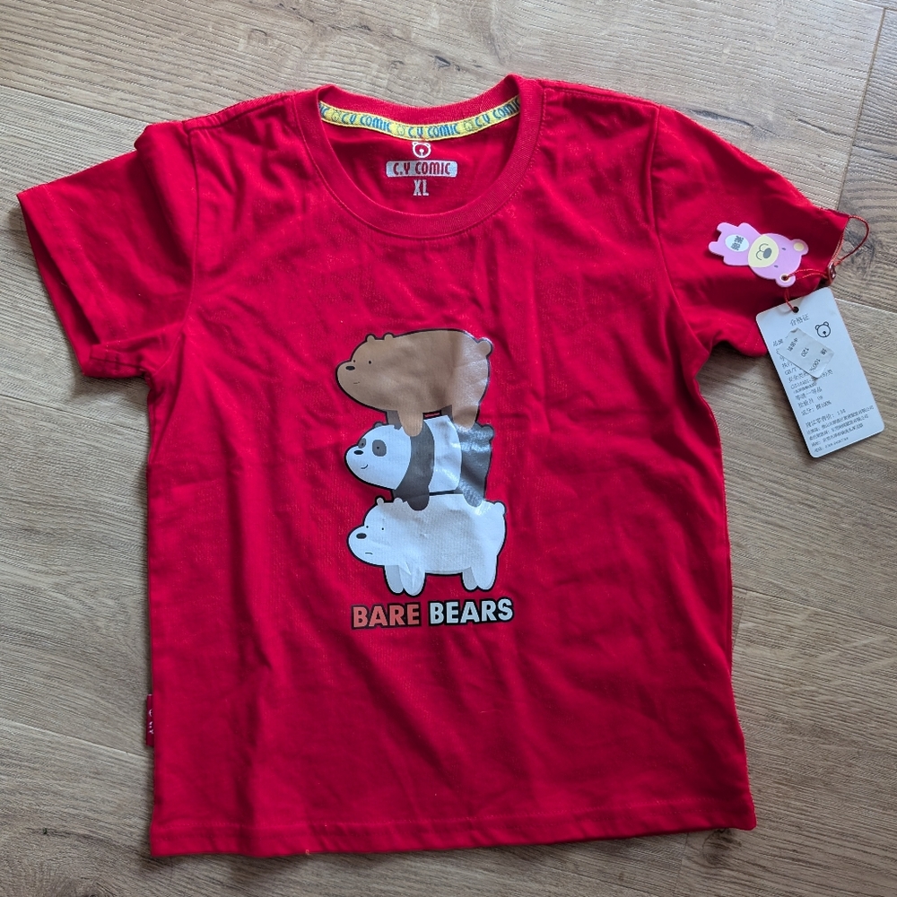 We Bare Bears Short Sleeve Tee - C.Y. Comic